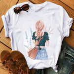 T-shirt graphique mignon