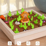 Jouet de mémoire de légumes en bois amusant pour les enfants