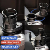 Porte-gobelet Multifonctionnel pour Auto