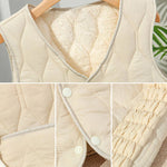 Gilet en coton duveteux