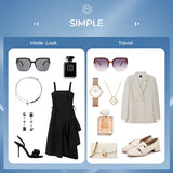 Lunettes de soleil mode rectangulaires