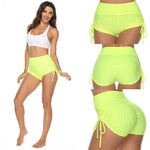 Culotte de Yoga à Bulles Jacquard d'été - ciaovie