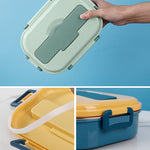 Boite à repas portable de grande capacité en acier inoxydable