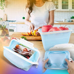 Boîte de rangement pliable en silicone pour aliments