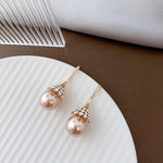 Boucles D'oreilles En Perles D'opale Á La Mode