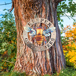 L'art en métal des abeilles