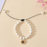 Bracelets de Tournesol Perles en pierre naturelle
