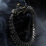 Bracelet Chaîne Dragon Fait Main en Argent