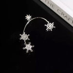 Boucles D'oreilles Diamant Et Zircon Sans Trous