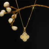 Collier Trèfle à Quatre Feuilles Élégant