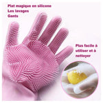 Gants De Lave-Vaisselle En Silicone - ciaovie
