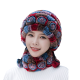 Chapeau en Fourrure de Lapin Rex