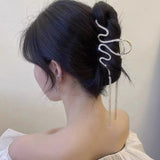 Barrette serpent avec strass