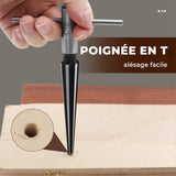 Alésoir conique à poignée en T