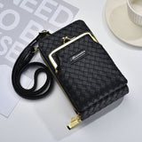 Mini sac à bandoulière simple avec double fermeture à glissière