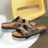 Pantoufles à bout ouvert à la mode pour couple