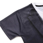T-shirt de Deux Pièces Faux Imprimés en 3D pour Hommes - ciaovie