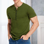 T-shirt Uni Á Manches Courtes Pour Hommes