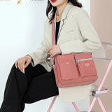 Sac à bandoulière décontracté en nylon imperméable pour femmes