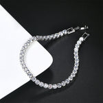 Bracelet de Moissanite Etincelant