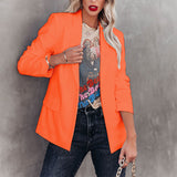 Blazer de couleur unie