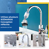 Robinet de filtre à pression étanche aux éclaboussures à trois vitesses