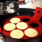 Anneau de moule à crêpes en silicone antiadhésif