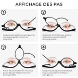 Lunettes de maquillage transparentes