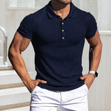 Chemise De Golf De Couleur Unie Pour Hommes