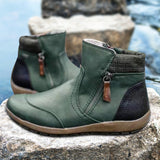 Bottes zippées imperméables pour femmes