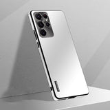 Couverture de cas mat de cadre en métal pour SAMSUNG