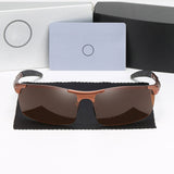 Lunettes de soleil photochromiques pour hommes avec verre polarisé