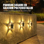 Applique solaire LED en forme d'étoile