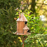 Décoration de nichoir de jardin en métal créatif