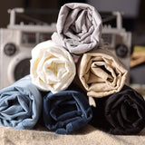 Chemises décontractées pour hommes de couleur unie avec boutons