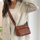 Sac à bandoulière carré élégant de grande capacité