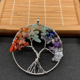 Pendentif Arbre de Vie en Cristal