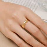 Bague mère en argent sterling