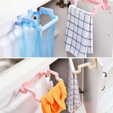 Support racleur porte-sac poubelle