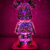 Lumières d'ours de feux d'artifice 3D