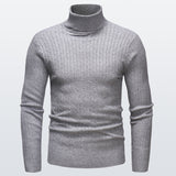 Pull à Col Roulé en Maille pour Homme