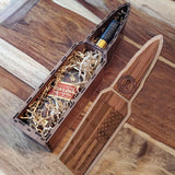 Coffret cadeau vin rouge en bois