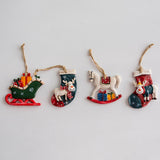 Pendentifs Décoratifs d'Arbre de Noël en Résine