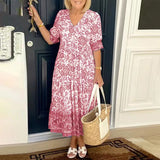 Robe Bohème à Col en V