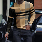 Haut décontracté à manches longues pour hommes