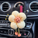 Boîte de rangement de sortie d'air de fleur de voiture