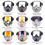 Lunettes de Motocross avec Masque Détachable