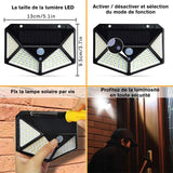 Lampe Solaire Extérieur Étanche 100 LED - ciaovie