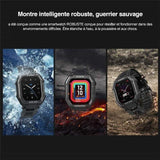 Montre intelligente à trois défenses pour sports de plein air