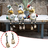 Ornement de jardin de poulet en résine
